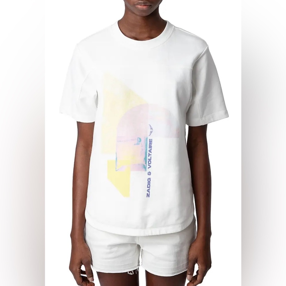 Zadig + Voltaire BNIB Bow Mo Terry Palmier Jersey Color Judo SZ M and SZL